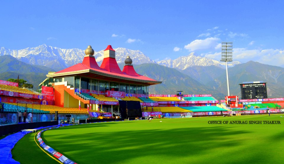 Finding Dharamshala Cricket Stadium